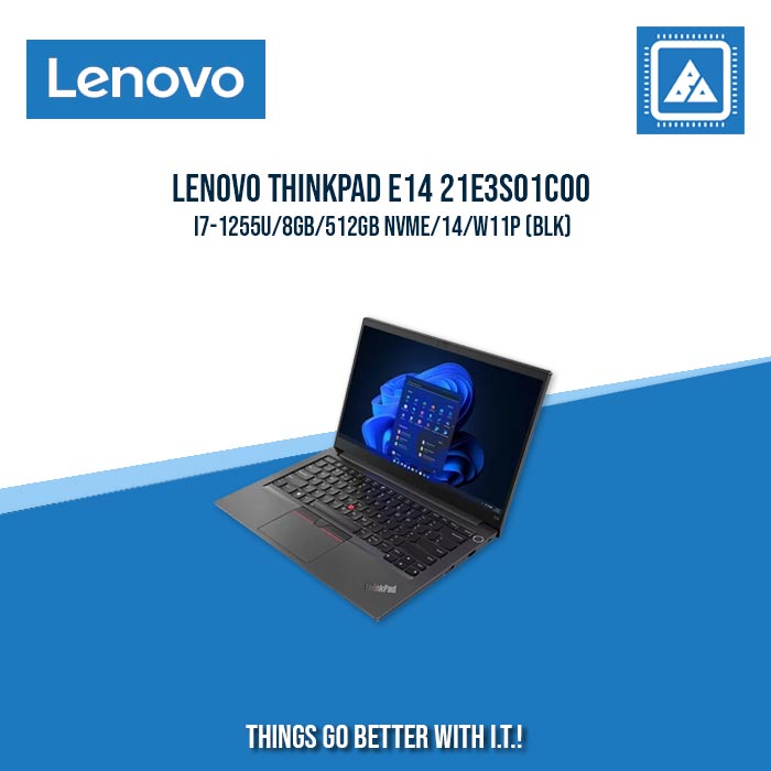 LENOVO THINKPAD E14 21E3S01C00 I7-1255U/8GB/512GB NVME | BEST FOR ENTERPRISES AND CORPORATES LAPTOP LENOVO THINKPAD E14 21E3S01C00 I7-1255U/8GB/512GB NVME | BEST FOR ENTERPRISES AND CORPORATES LAPTOP